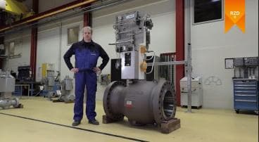 Video of a 20”/class600 axial control valve