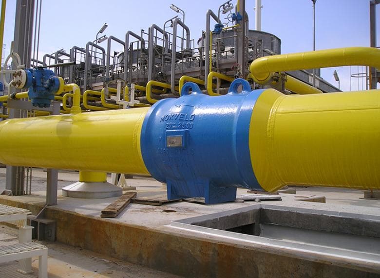 Axial check valve, Russia
