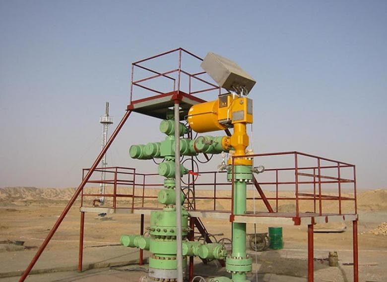 Angle choke valve, China