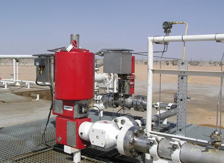 Angle choke valve, Oman