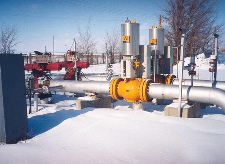 Axial control valve, Russia